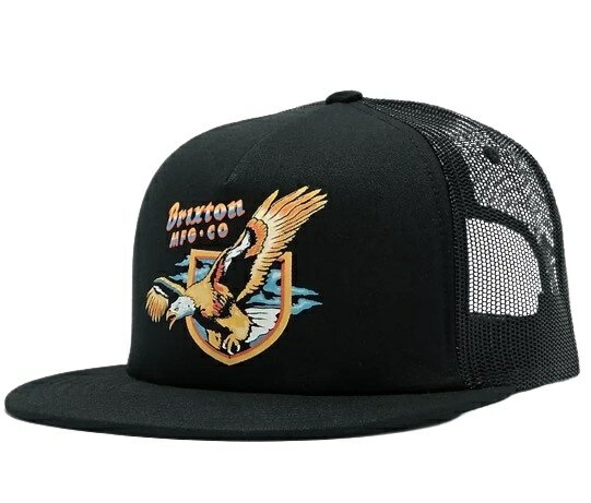 Brixton District HP Mesh Hat Cap Black キャップ 送料無料