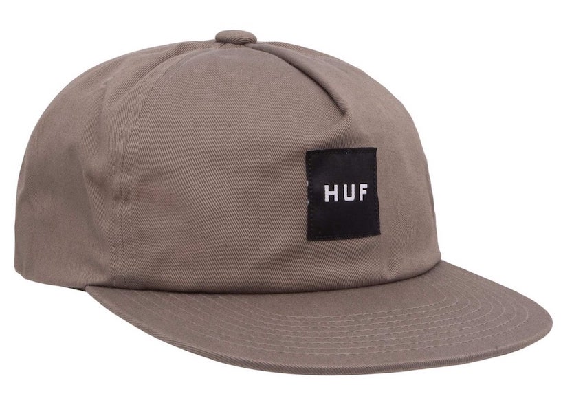 HUF Essential Unstructured Box Snapback Hat Cap Brown キャップ 送料無料