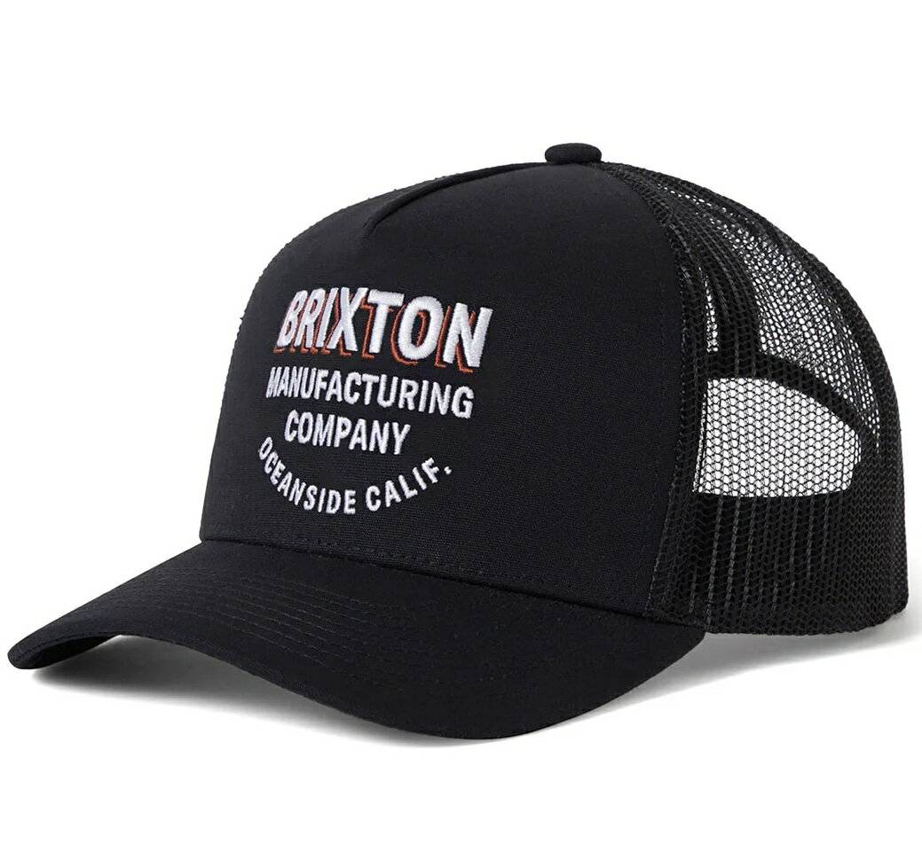 Brixton Redoubt C NP MP Trucker Hat Cap Black/Black キャップ 送料無料(4.0)