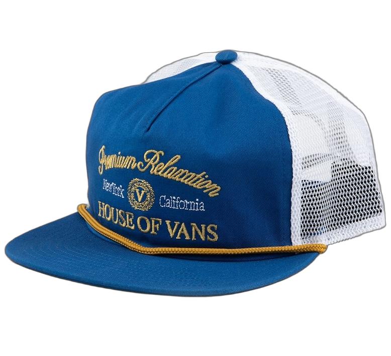 Vans Sixty Sixers Unstructured Trucker Hat Cap Blue キャップ 送料無料
