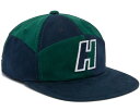 ハフ キャップ メンズ HUF Splice H Strapback Hat Cap Dark Green キャップ 送料無料