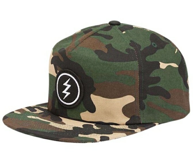 Electric Volt Patch Snapback Hat Cap Camo Lbv 