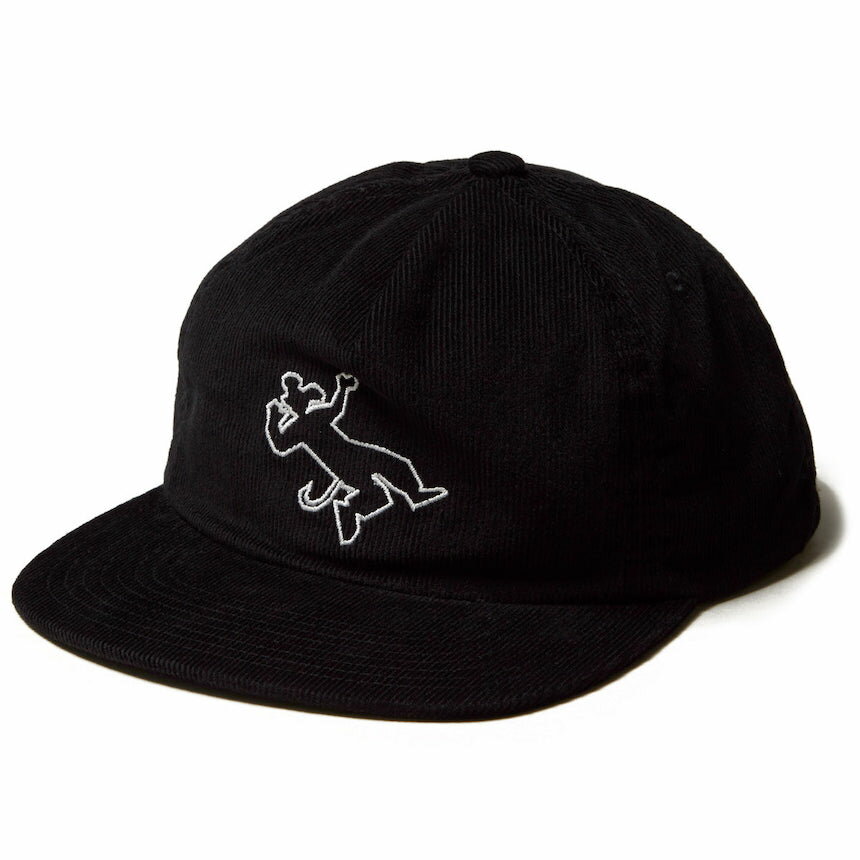 HUF Girl Outline Cord Snapback Hat Cap Black キャップ 送料無料