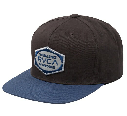 RVCA Industrial Snapback Hat Cap Pirate Black Lbv 