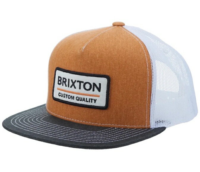 Brixton Palmer Proper MP Mesh Hat Cap Phoenix Orange?Lbv 