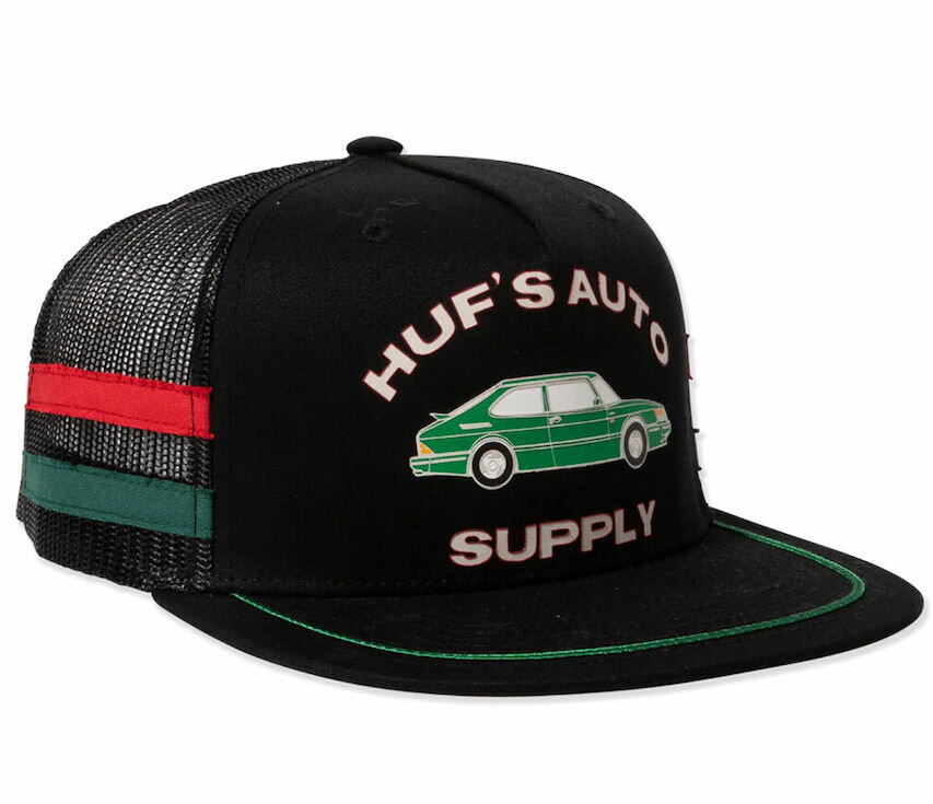 HUF Auto Supply Trucker Hat Cap Black Lbv 