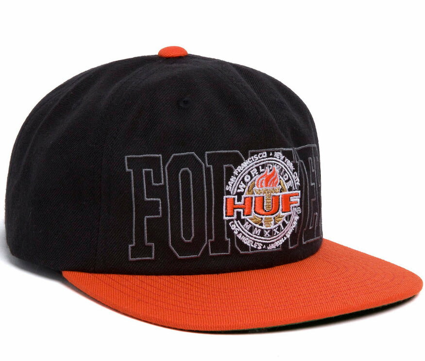 HUF Torch MMXXII Snapback Hat Cap Black キャップ 送料無料