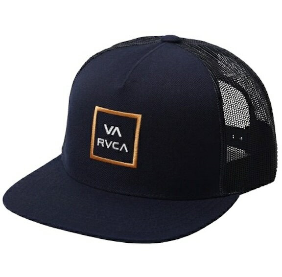 RVCA VA All The Way Trucker Hat Cap Moody Blue Lbv 