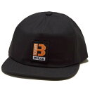 Brixton Builders MP Snapback Hat Cap Black Lbv 