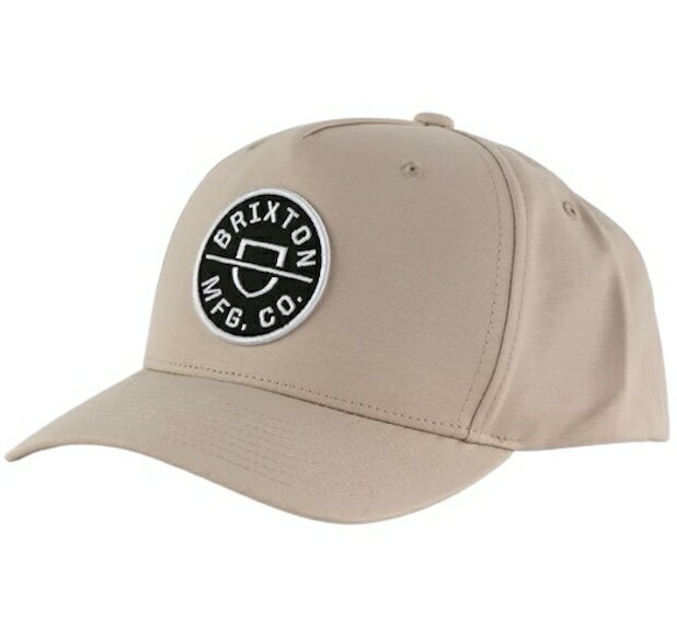 Brixton Crest C MP Mens Snapback Hat Cap Beige キャップ 送料無料