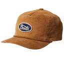 Brixton Parsons MP Snapback Hat Cap Golden Brown Lbv 