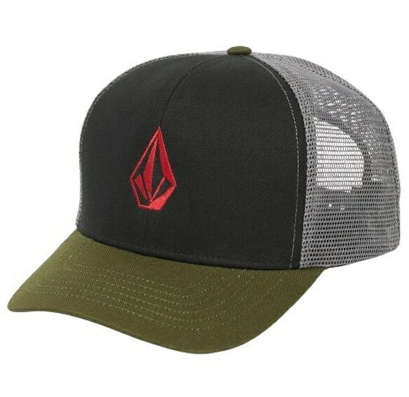 ボルコム キャップ メンズ Volcom Full Stone Cheese Trucker Hat Cap Crimson キャップ 送料無料