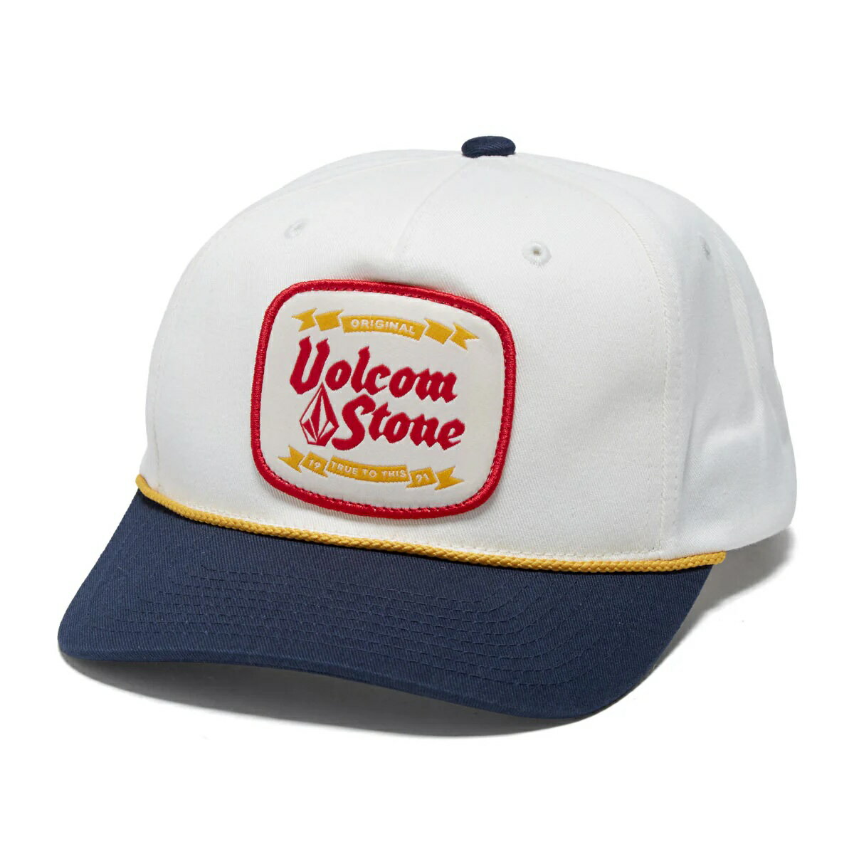 Volcom Overpatch Snapback Hat Cap Dirty White キャップ 送料無料