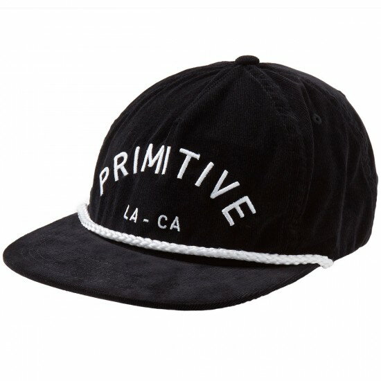 Primitive Corduroy Arch LA-CA Snapback Hat Cap Black キャップ 送料無料