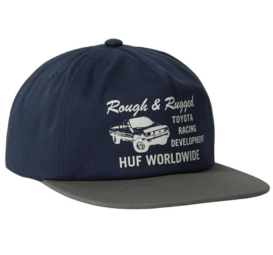 HUF TRD Service Department Snapback Hat Cap Navy キャップ 送料無料