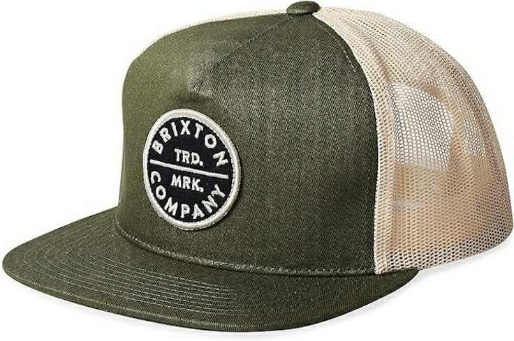 Brixton Pledge Mesh Hat Cap Dark Forest/Off White キャップ 送料無料