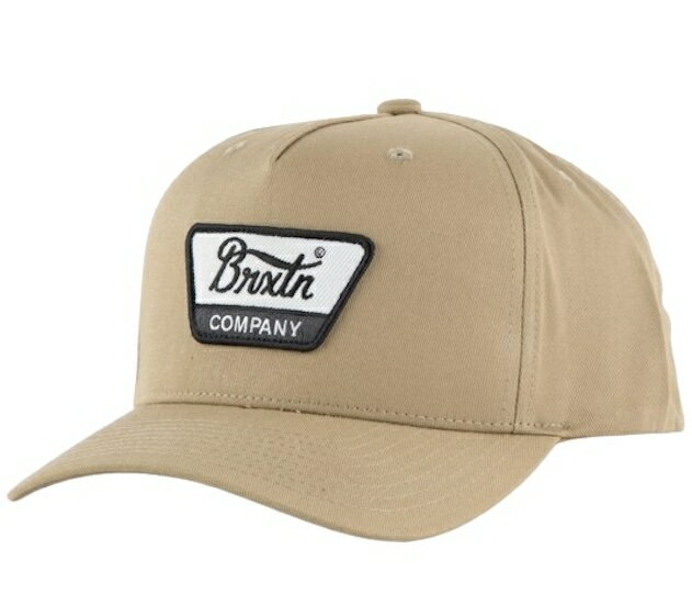 Brixton Linwood C Snapback Hat Cap Khaki/Black/White Lbv 