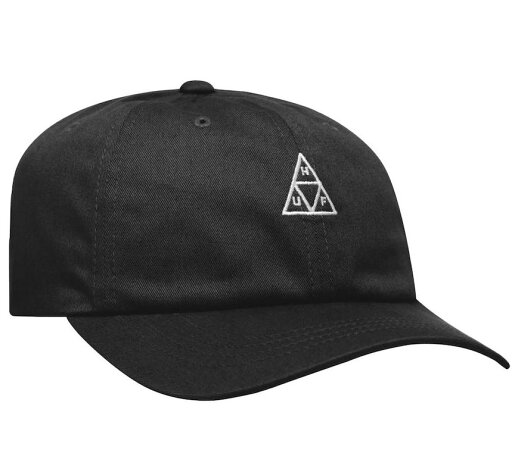 HUF Triple Triangle Curved Visor 6 Panel Hat Cap Black キャップ 送料無料 HUF Triple Triangle Curved Visor 6 Panel Hat Cap Black キャップ 送料無料
