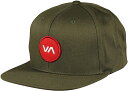 RVCA VA Patch Snapback Hat Cap Olive Green Lbv 