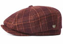 Brixton Brood Baggy Snap Hat Cap Crimson M ハンチング 送料無料