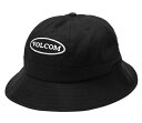 Volcom Swirley Bucket Hat Black バケットハット 送料無料