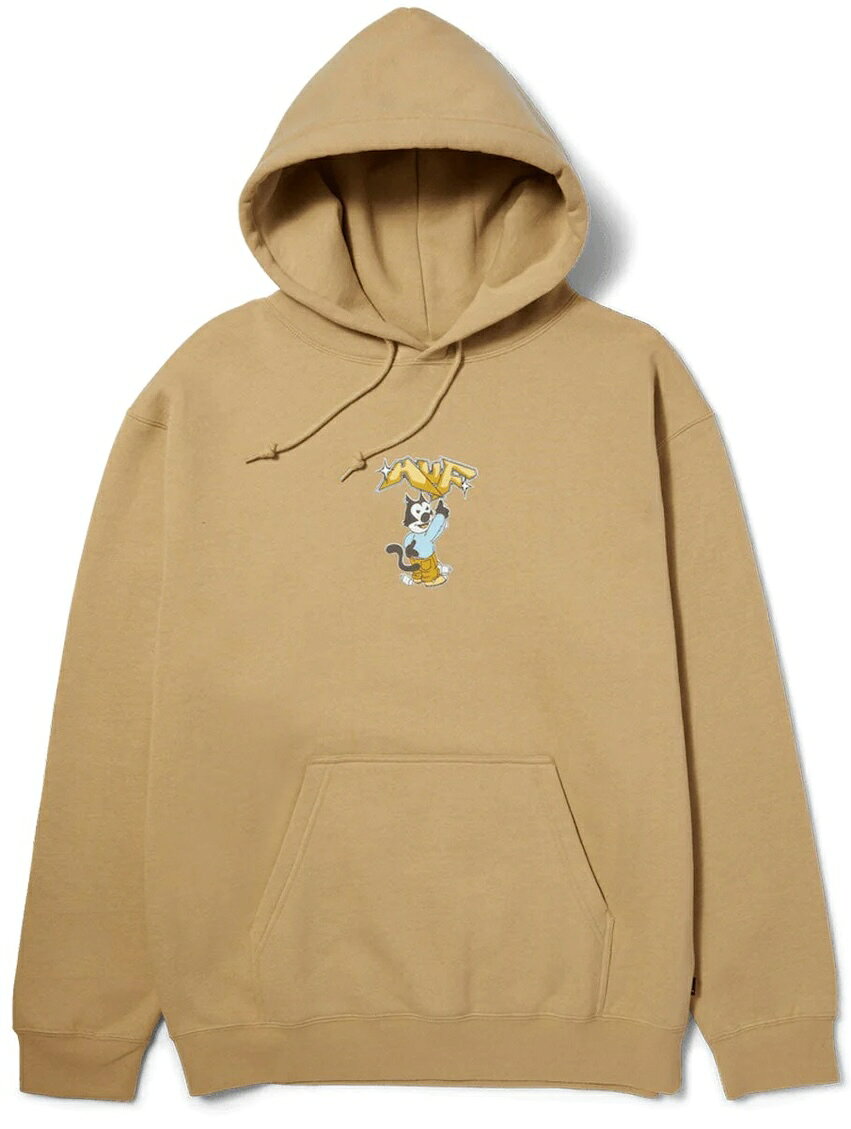 HUF Bad Cat Pullover Hoodie Oatmeal L パーカー 送料無料
