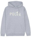 Poler Staple Furry Pigeon Pullover Hoodie Grey Heather L p[J[ 