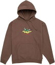 HUF Grasshopper Pullover Hoodie Chocolate M パーカー 送料無料