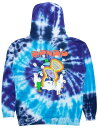 Ripndip Stellar Pullover Hoodie Purple/Blue Spiral Dye XL パーカー 送料無料