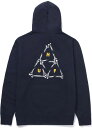 HUF Broken Bones TT Pullover Hoodie Navy Blazer XXL パーカー 送料無料