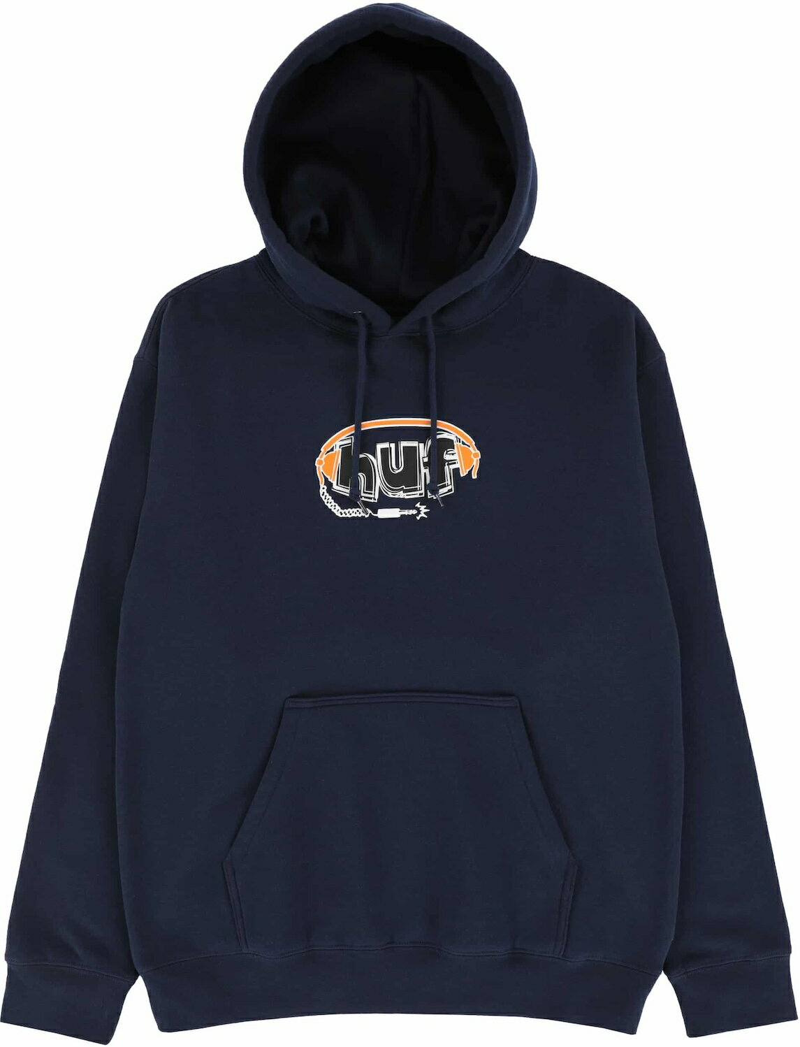 HUF Plug Me In Pullover Hoodie Navy L パーカー 送料無料