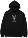 HUF Playboy Rhinestone Pullover Hoodie Black S p[J[ 