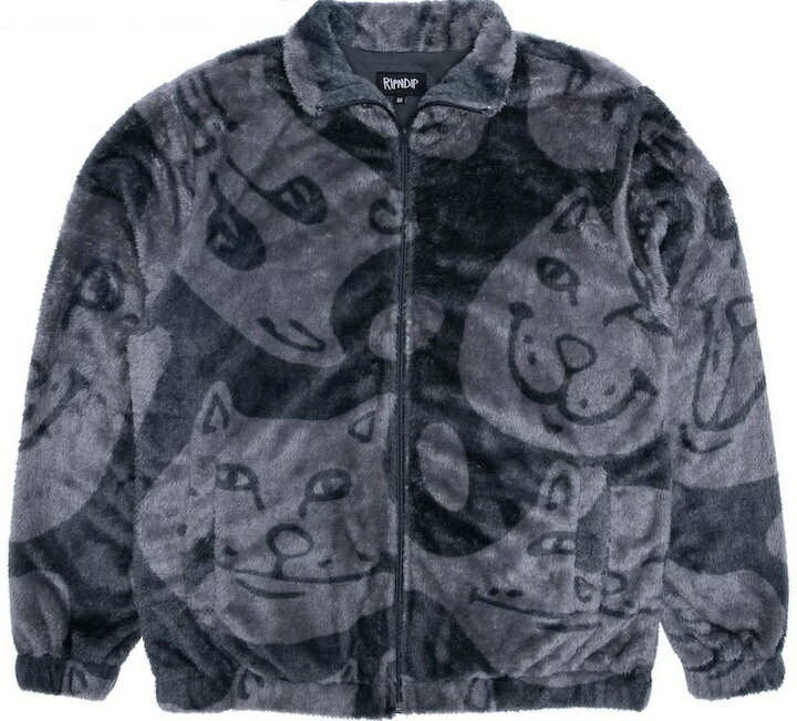 Ripndip Many Faces Sherpa Jacket Charcoal M WPbg 