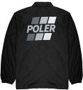 Poler Liftie Coaches Jacket Black L R[`WPbg 
