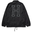 HUF Set H Coaches Jacket Black XL コーチジャケット 送料無料