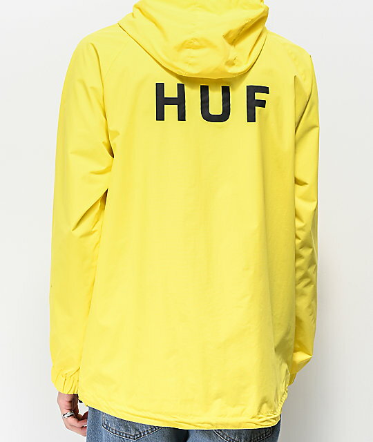 HUFStandardShell2JacketYellowS送料無料