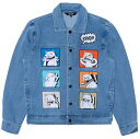 Ripndip Frustration Denim Jacket Medium Wash L WPbg 