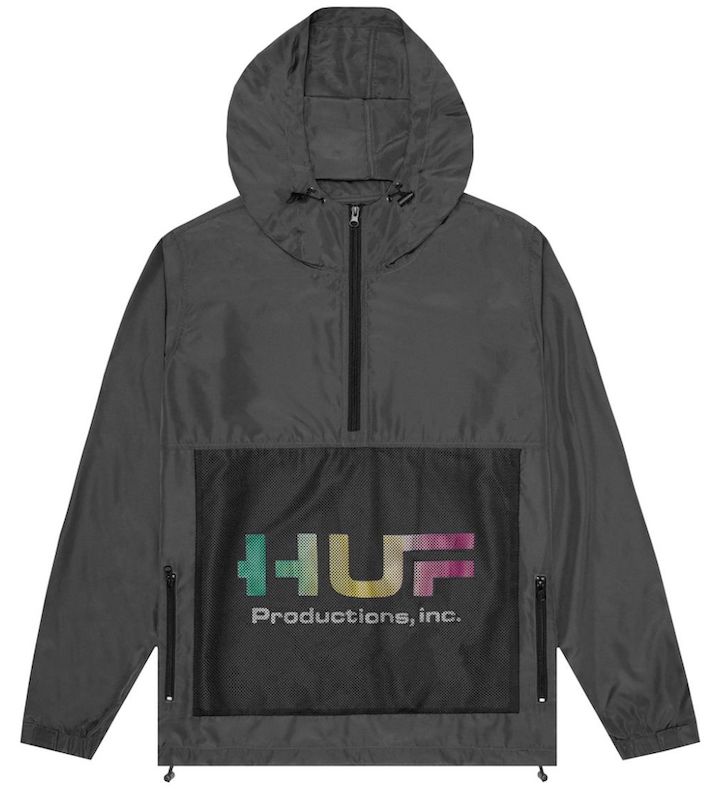 HUF Productions Anorak Jacket Black S 