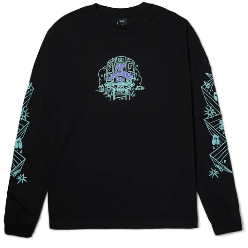HUF Benchin Time L/S T-Shirt Black M Tシャツ 送料無料 HUF Benchin Time L/S T-Shirt Black M Tシャツ 送料無料