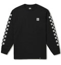 HUF Blackout Box L/S T-Shirt Black M Tシャツ 送料無料