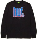 HUF Bookend L/S T-Shirt Black L TVc 