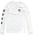 RVCA Breaking Balance Long Sleeve T-Shirt White XL TVc 