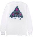 HUF Brick Lurk L/S T-Shirt White XL TVc 