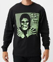 Obey Misfits Fiend Club Halloween L/S T-Shirt Black M TVc 