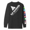 HUF Flag Union L/S T-Shirt Black M TVc 