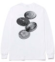 HUF No Cap L/S T-Shirt White XL TVc 