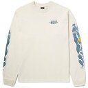 HUF Rogue Wave Bones L/S T-Shirt Bone L TVc 