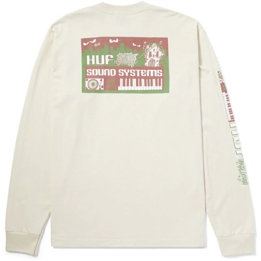HUF Sound Systems L/S T-Shirt Bone XXL Tシャツ 送料無料