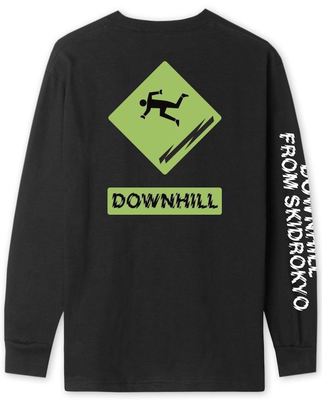 HUF United Arrows Downhill-2 L/S T-Shirt Black S Tシャツ 送料無料