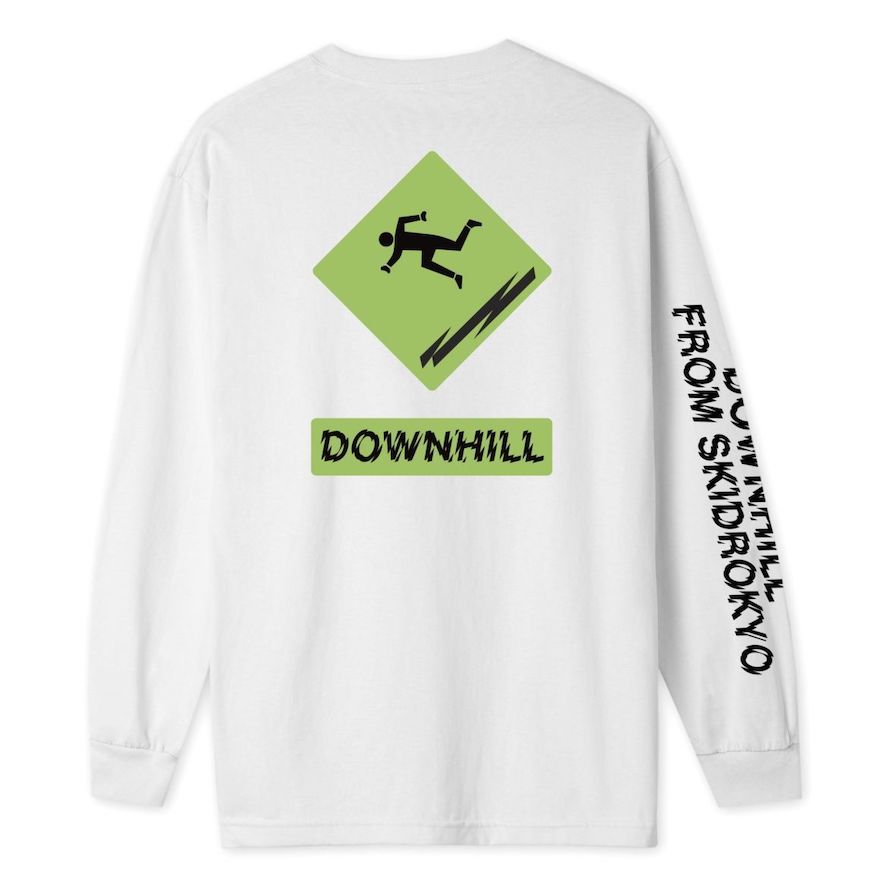 HUF United Arrows Downhill-2 L/S T-Shirt White M Tシャツ 送料無料